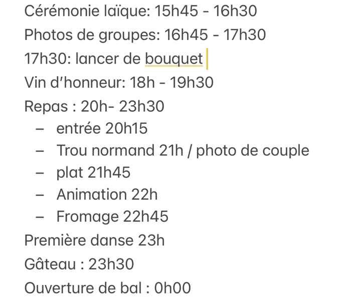 Organisation soirée mariage - 1