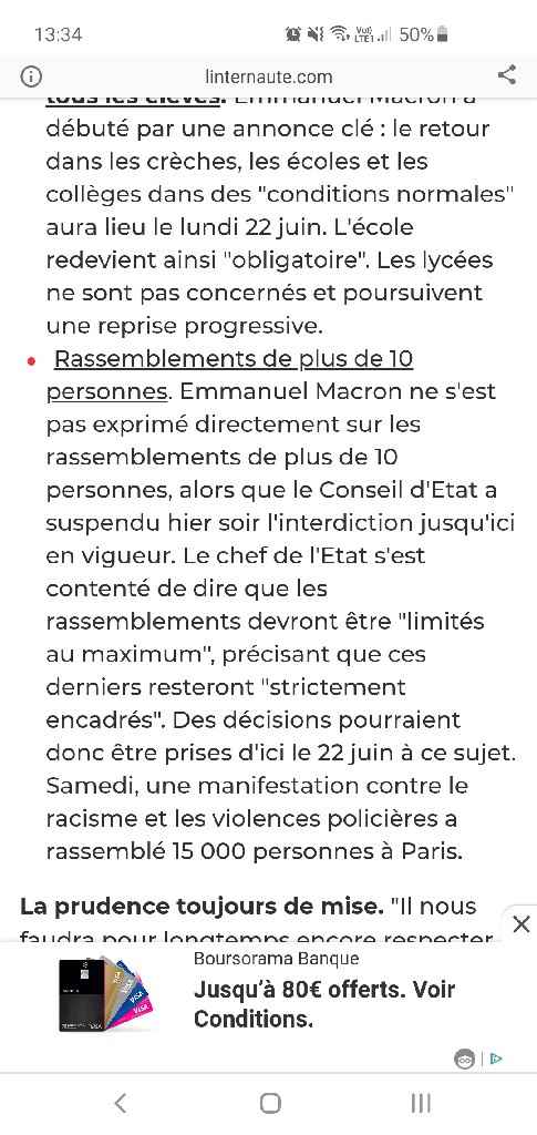 Retour sur le discours de Macron - 1