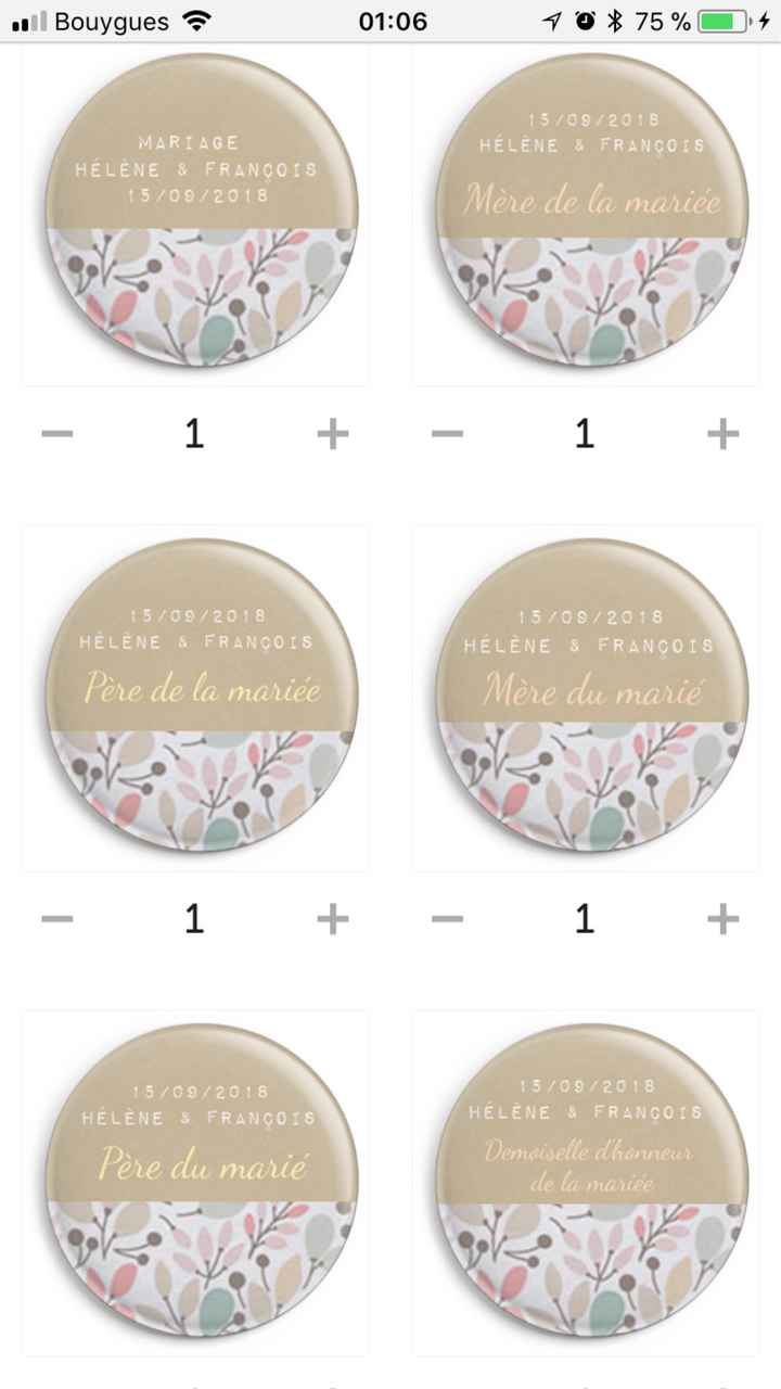  Faire parts et badges - 3