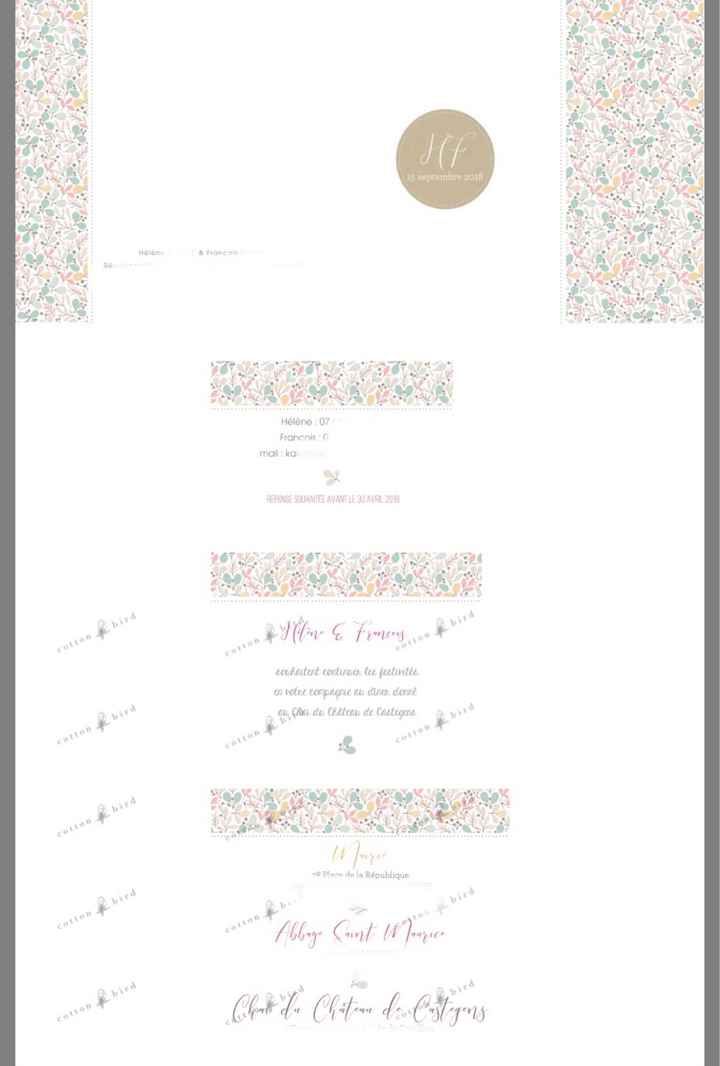  ça y est Faire-part commandé 💕 Cottonbird 💕 - 2
