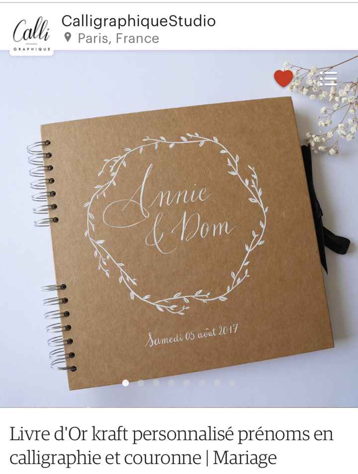 Petites photos Porte alliance &à livre d'or - 1