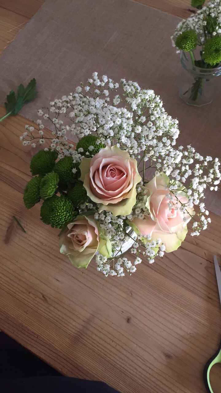 Test déco de table avec les fleurs - 3