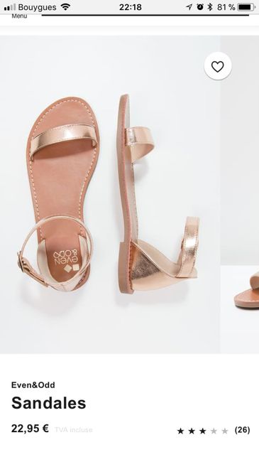  Chaussures rose gold ou argentée 👡 🤔⁉️ - 2