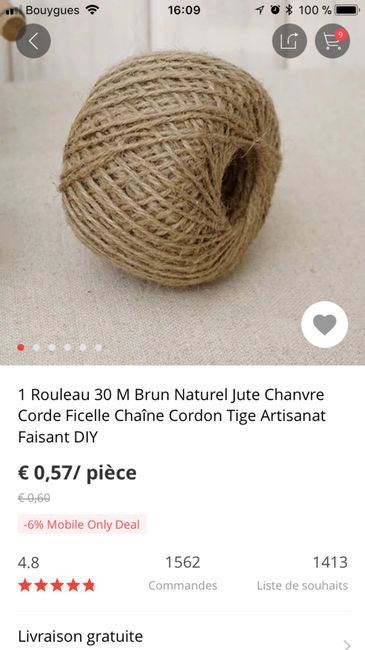 Noeuds de voiture en jute 3