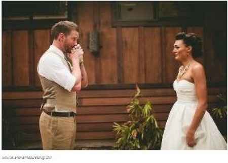 Découverte de la mariée par le marié