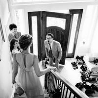 Joy of a groom