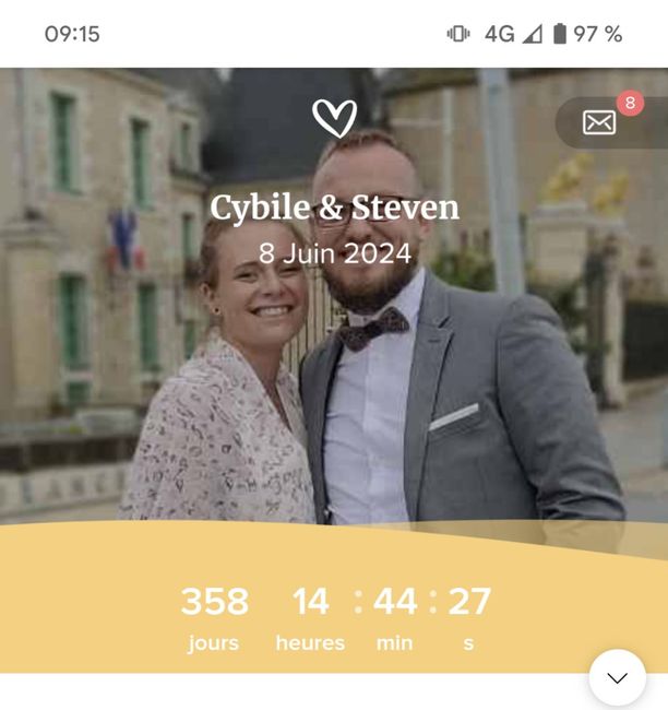 Capture depuis l'application mobile ton compte à rebours et partage-le ⏳😍 6