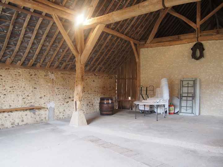 l'un des hangars en cas de pluie