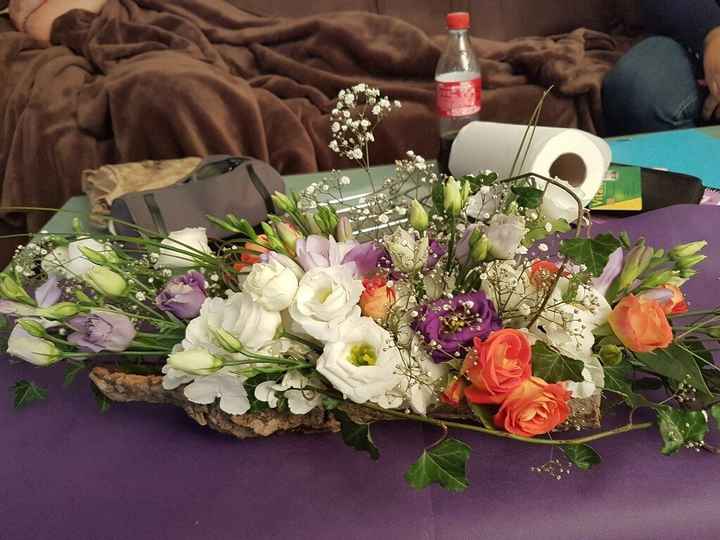 Enfin coup de coeur centre de table fleuri - 2