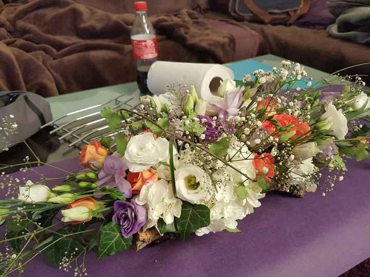 Enfin coup de coeur centre de table fleuri - 3