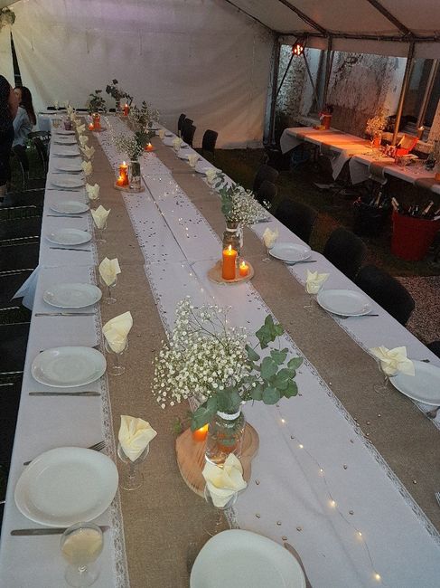Comment seront décorées vos tables sur le thème champêtre ? - 3