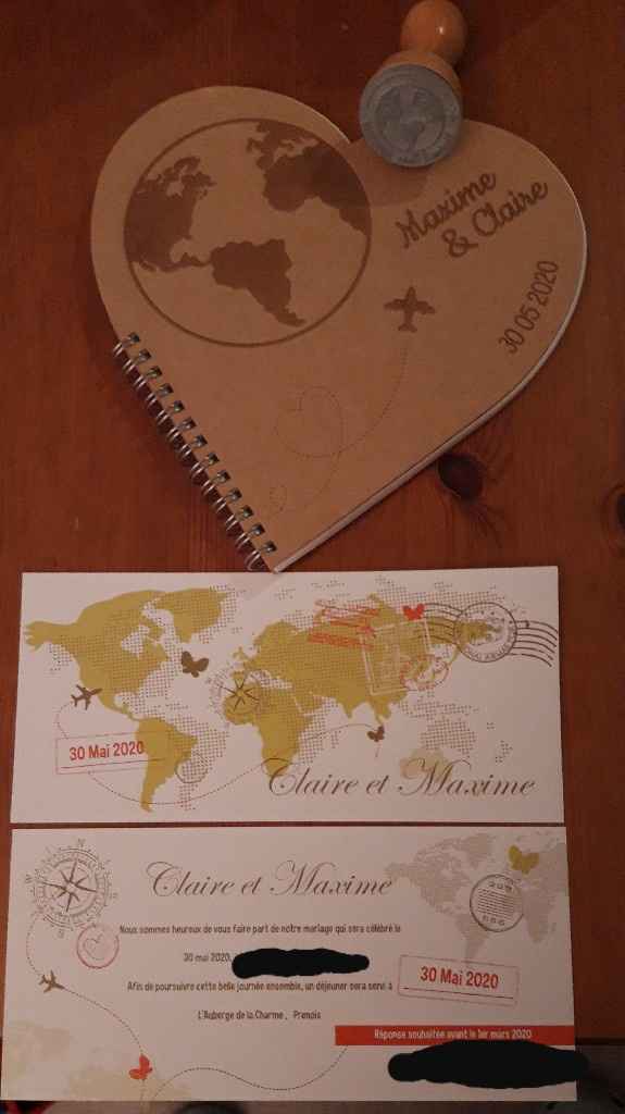 Réception faire parts et livre d'or - 1