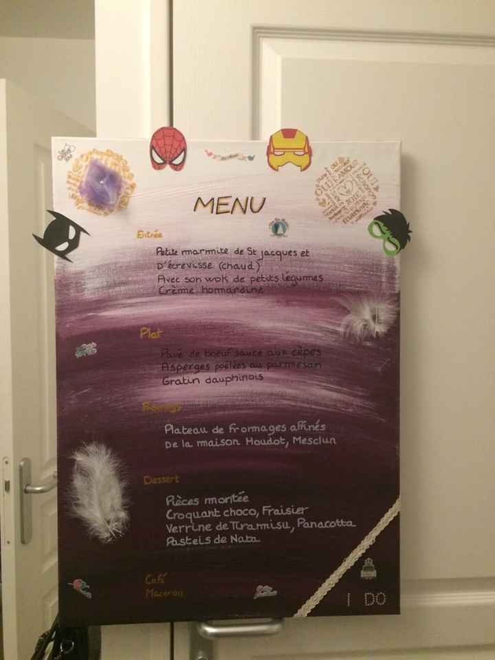 Menu diy - 1