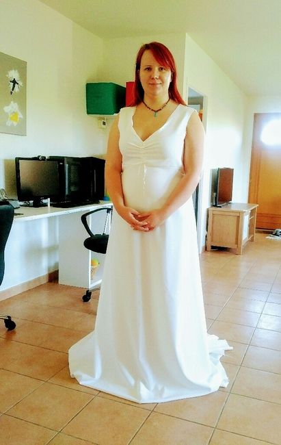 Première étape de la conception de ma robe - 1