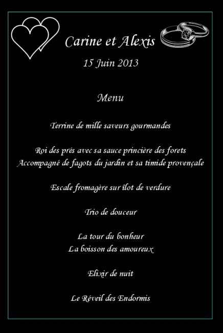 Marque menu