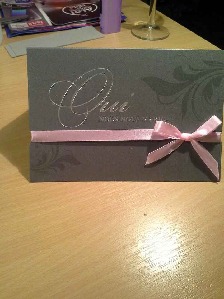 Fin des faire parts .. yes ! - 1