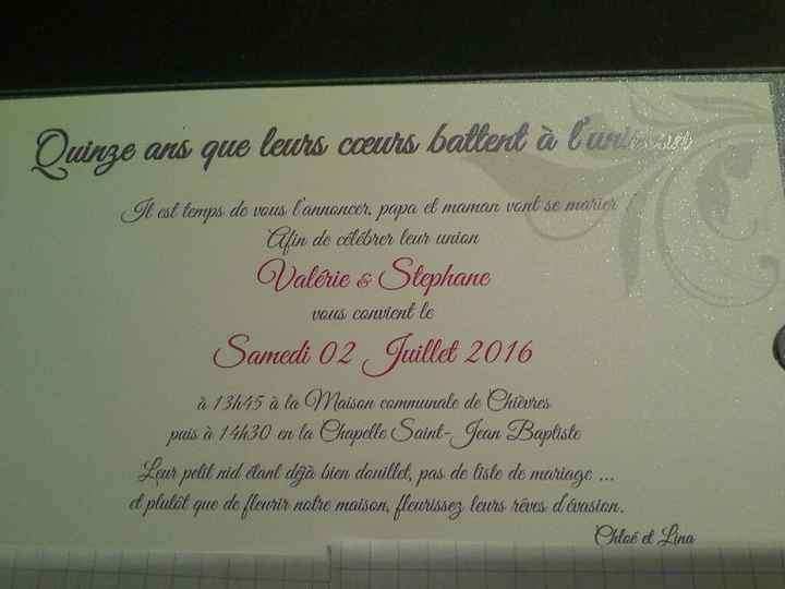 Fin des faire parts .. yes ! - 2