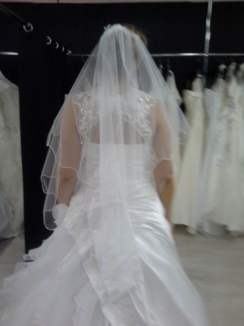 Avec le voile effet "perles" mais pas très visible sur la photo