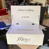 Urne à partir d’une caisse de vin - 2