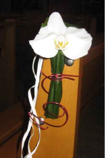 Idées compo  avec arum/ orchidées - 2