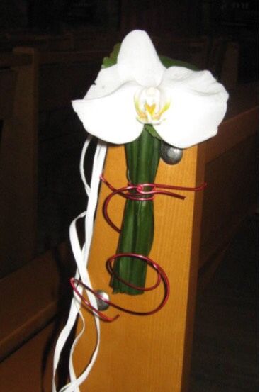 Idées compo  avec arum/ orchidées - 2