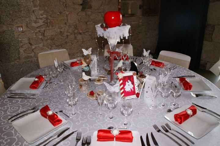 table blanche neige