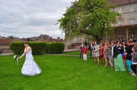 Le lancer de bouquet