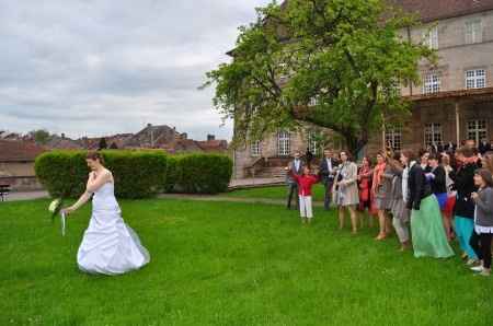 Le lancer de bouquet
