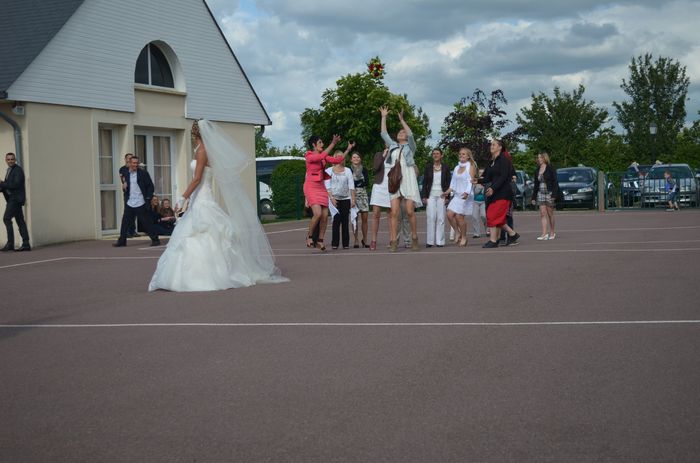 lancer de bouquet