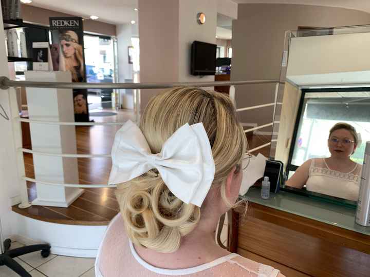 Essai chignon 😀 - 2