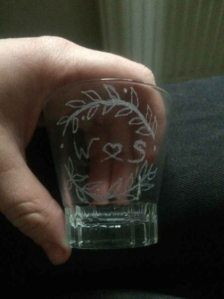  Verre gravé - 1