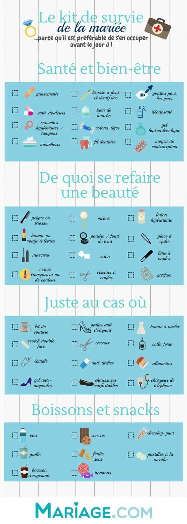  Trousse de secours de la mariée - 1