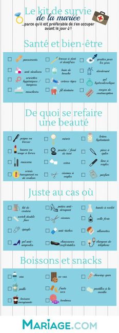  Trousse de secours de la mariée - 1