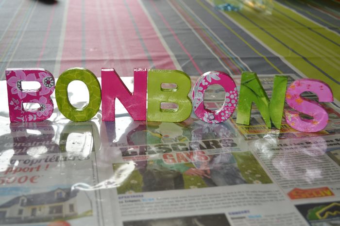 lettres bonbons