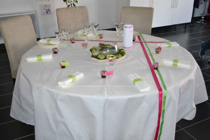 essai déco de table