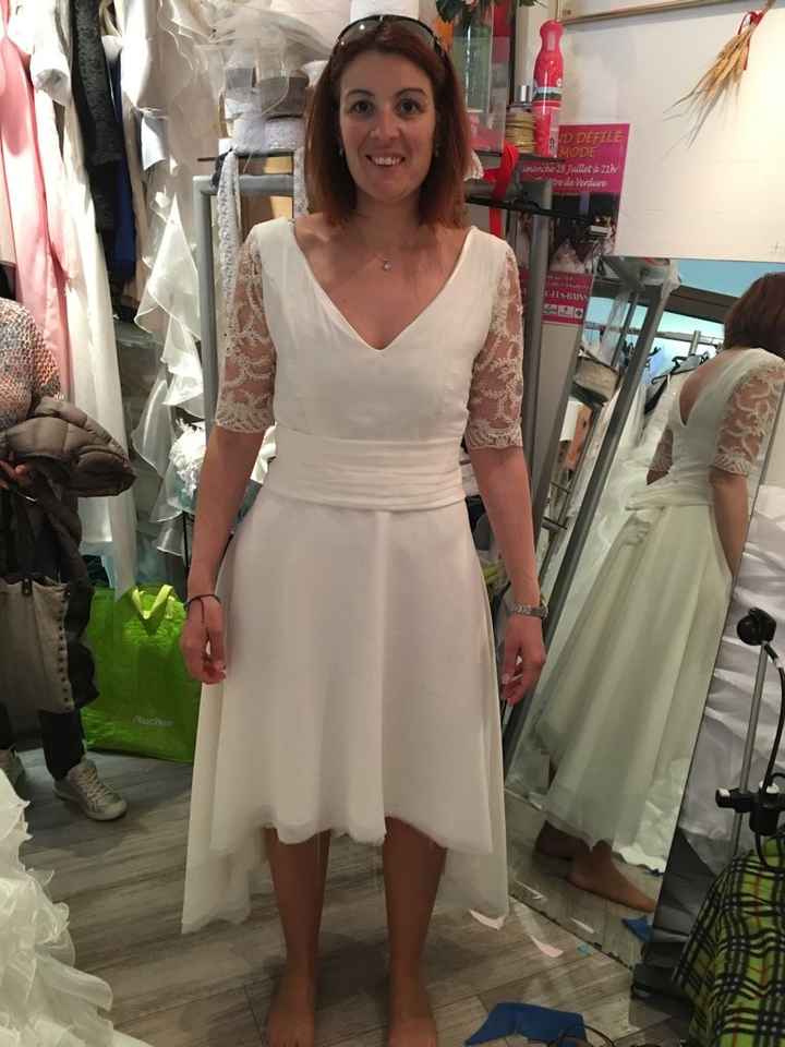 Robe du mariage civil et tenue de ma maman - 1