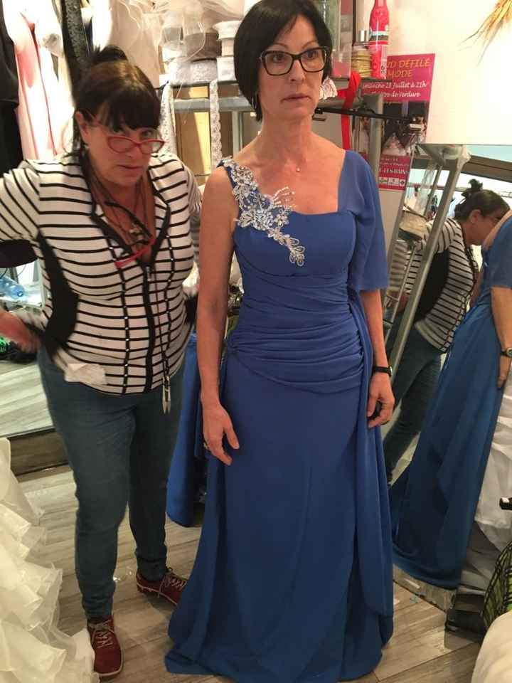 Robe du mariage civil et tenue de ma maman - 3