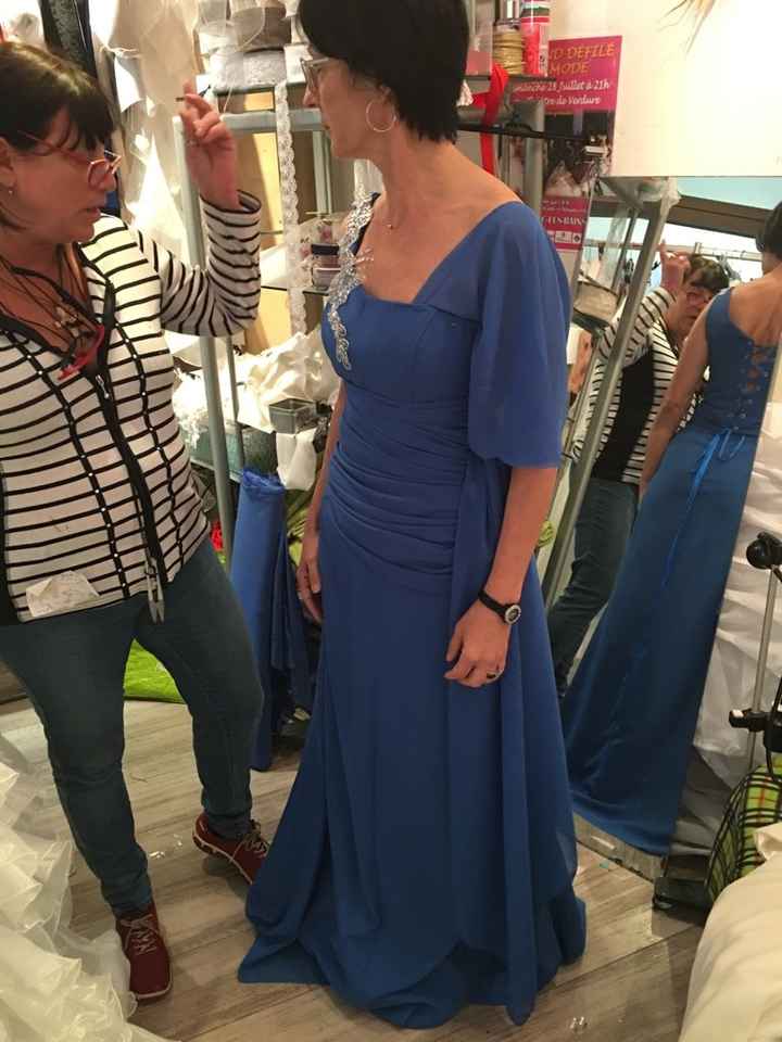 Robe du mariage civil et tenue de ma maman - 4