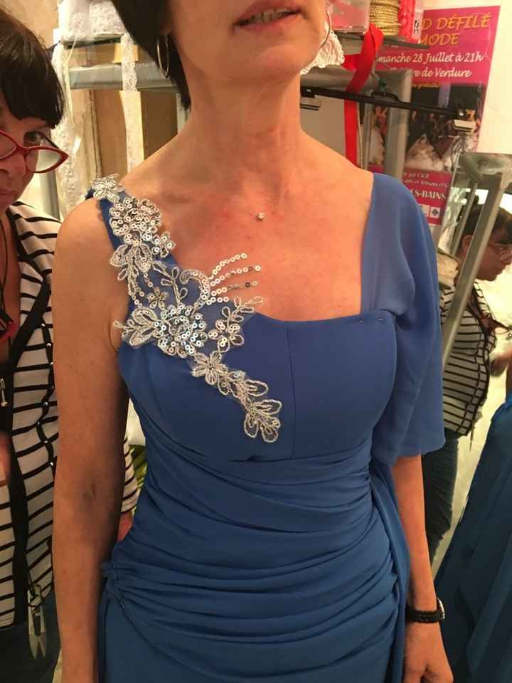 Robe du mariage civil et tenue de ma maman - 5