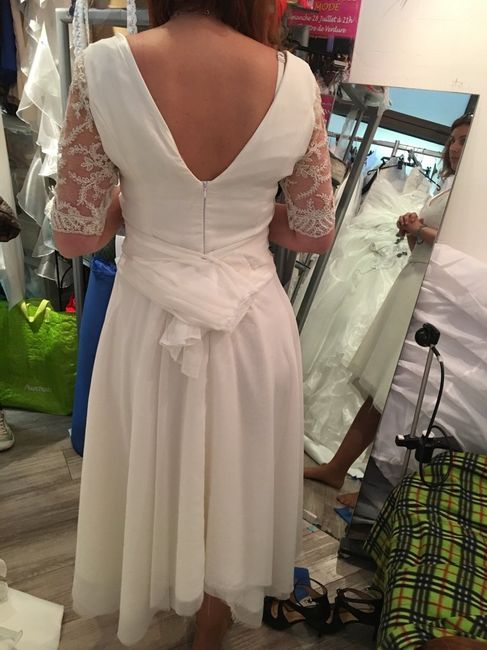 Robe du mariage civil et tenue de ma maman - 2