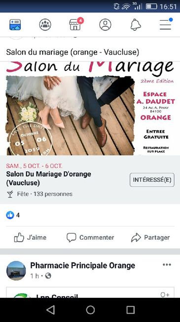 Salon du mariage orange Vaucluse 1