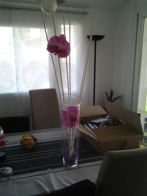 Diy de nos vases entrée de la salle de réception - 1