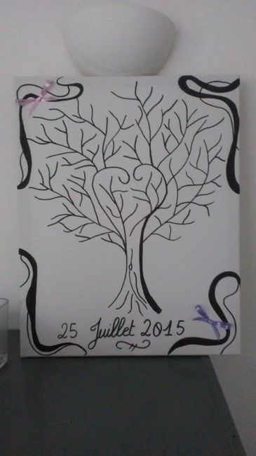 notre arbre à empreintes DIY