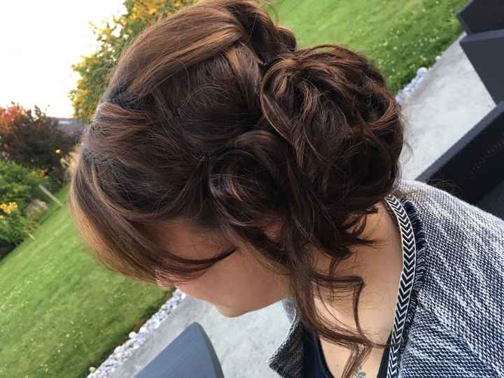 Mon dernier essaie coiffure à 17js du mariage - 3