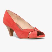 Chaussures talons petit corail- Bocage