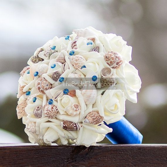 Bouquet mariee coquillage - 5