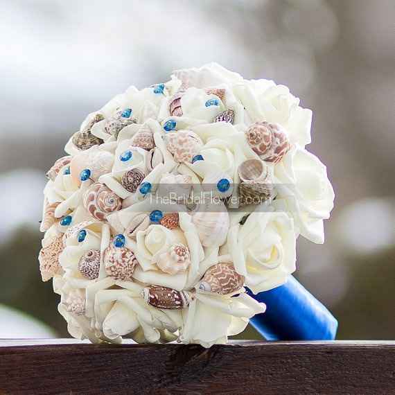 Bouquet mariee coquillage - 5