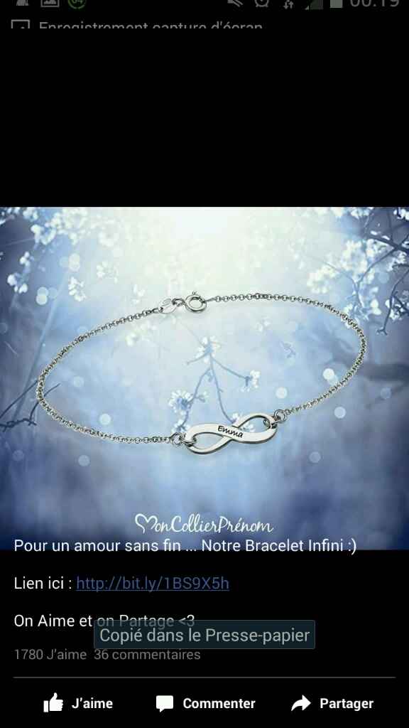 Collier infini avec prénoms - 2
