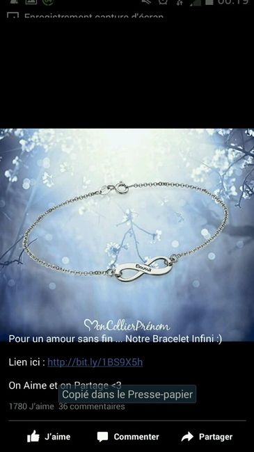 Collier infini avec prénoms - 2