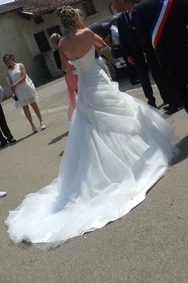 l'arrière de ma robe